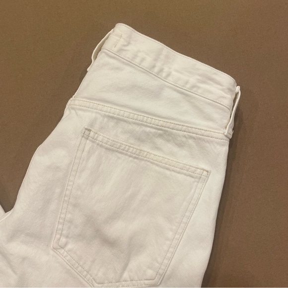 Agolde Criss Cross White Jeans Size 26 - Picture 2 of 13